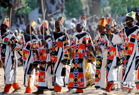 Nigerian Locals At Tribal Gathering Durbar Cultural Event At Maiduguri