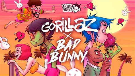 GORILLAZ X BAD BUNNY ANIMADO TORMENTA YouTube