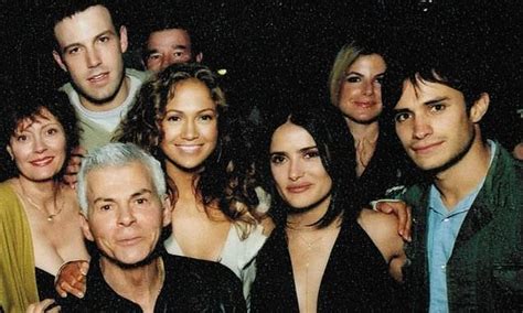 Salma Hayek 56 Posts Epic Throwback Photo From 20 Years Ago With A Listers Who Are STILL Hot