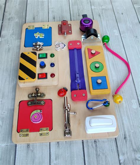 Travel Busy Board For A Toddler With Shape Sorter Travel Etsy