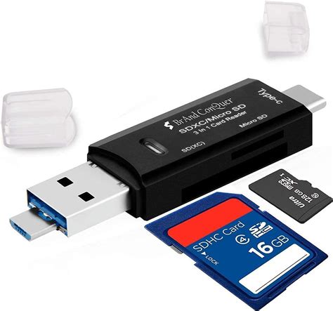 Brand Conquer 3 In 1 SD Card Reader USB Type C USB 3 0 And Micro USB