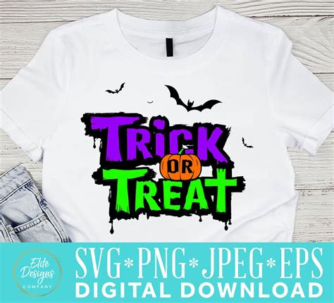 Truco O Trato Svg Clipart De Halloween Svg De Halloween Etsy Espa A