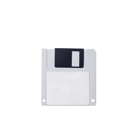 Premium Photo Plastic Gray Floppy Disk Isolated On White Background