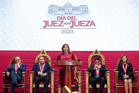 Presidenta Dina Boluarte Participa Hoy En Ceremonia Por Día Del Juez Y La Jueza Galería