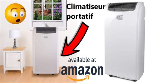 Climatiseur Portatif BLACK DECKER BPACT08WT 8 000 BTU Blanc YouTube