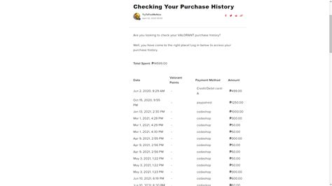 How To Check Your Valorant Purchase History