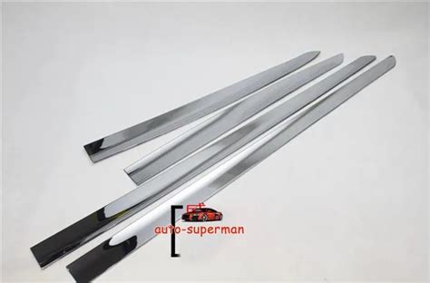 Chrome Body Door Side Molding Trims For Hyundai Santa Fe Santafe