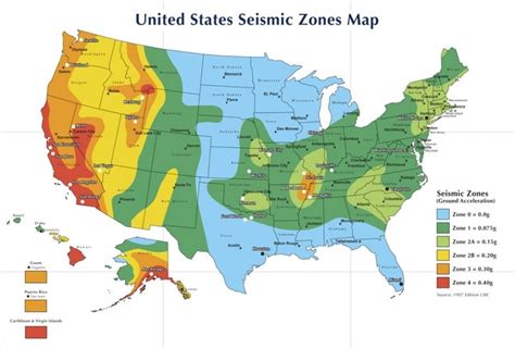 ISO Earthquake Zone Map