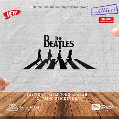 The Beatles To Road Cutting Sticker Variasi Motor Mobil Stiker Timbul