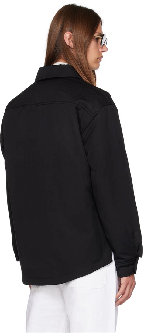 Jacquemus Black Le Raphia La Chemise Boulanger Shirt Jacquemus