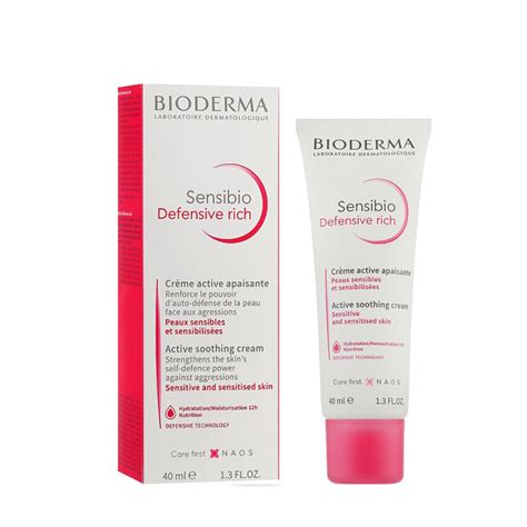 Crème active apaisante Bioderma Sensibio Defensive Rich 40ml