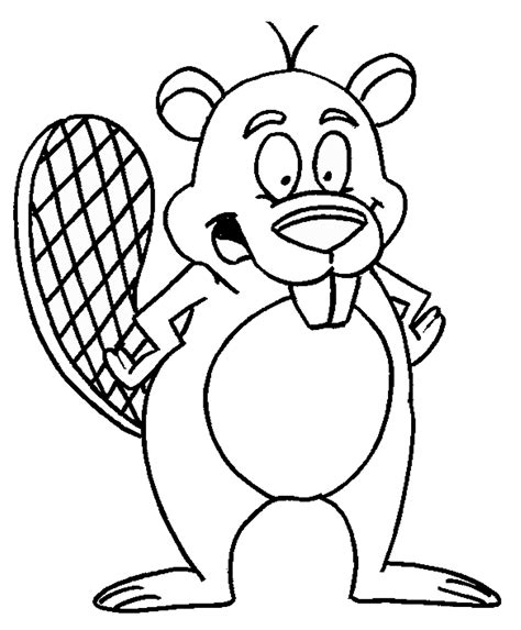 Beaver Coloring Pages