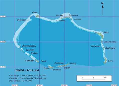 Huellas De Las Armas Nucleares Realizaron El Primer Mapa De Los Cr Teres En El Atol N Bikini