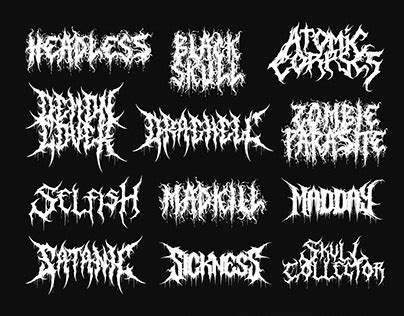 Blackmetal Font :: Behance