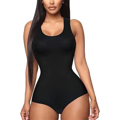 Body Femme Gaine Amincissant Ventre Plat Gainant Sculptant Minceur