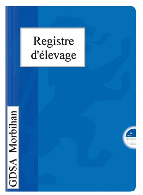 Registre d élevage GDSA56