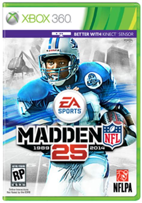 ‘Madden 25’ Cover Goes To Lions Great Barry Sanders, Runs Over Adrian ...