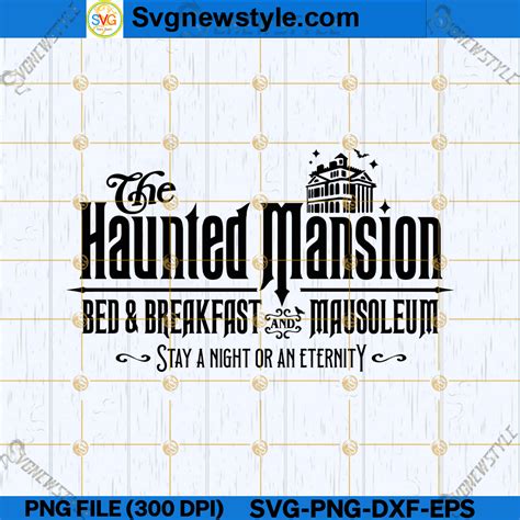 Halloween Haunted Mansion SVG, Haunted Mansion SVG, PNG