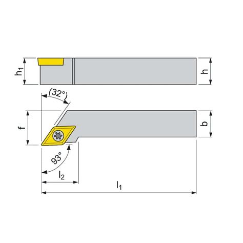 Sdjcr Turning Tool Dc Insert Nuffield Engineering Supplies