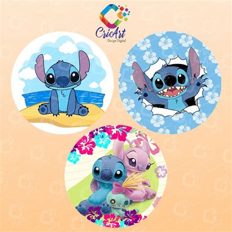 Pin De Criart Design Digital Em Lilo E Stitch Painel Para Festa Festa