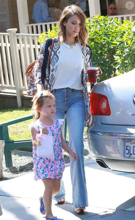 Photo Jessica Alba Son Mari Cash Warren Et Leurs Filles Honor Et