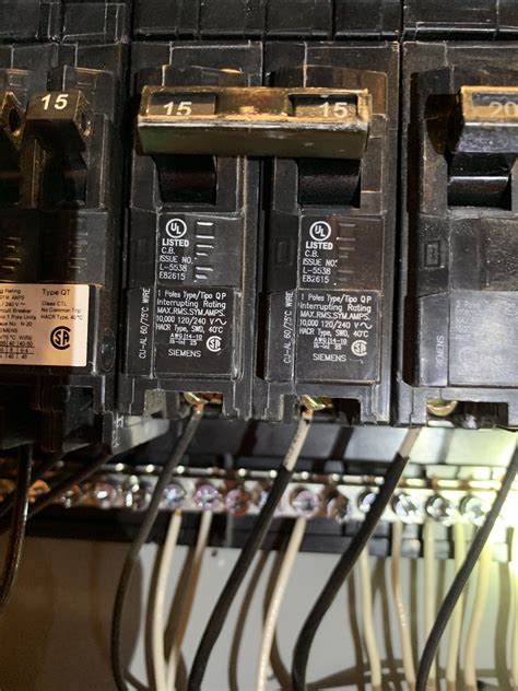 Siemens Quad Circuit Breaker Residential