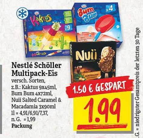 Nestlé Schöller Multipack eis Angebot bei NP Discount 1Prospekte de