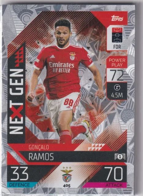 Topps Match Attax Champions League Num Ro Goncalo Ramos Next