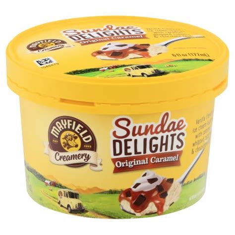 Mayfield Creamery Sundae Delights Original Caramel Ice Cream Fl Oz