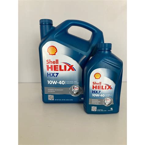 SHELL HELIX HX7 10W-40 Motor Yağı 4+1 Litre ( Üretim Yılı: Fiyatı