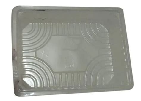 Transparent Rectangular Plastic Sweet Box For Packaging At Best Price