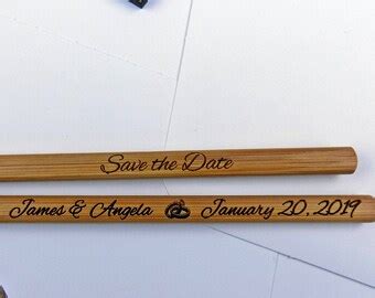 New Personalized Chopsticks Save The Date Wedding Chopsticks