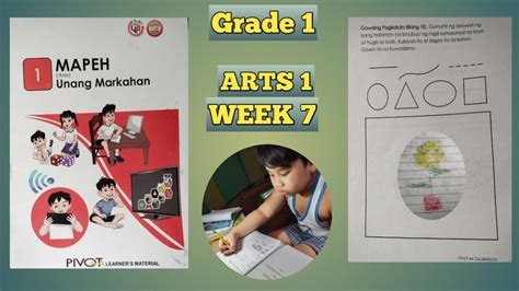 Mapeh Arts Week Gumuhit Ng Isang Halaman Na Binubuo Ng Mga Linya