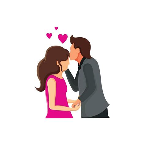 Lovers Kiss Bradley Cooper Kissing Him Forehead Vector Art