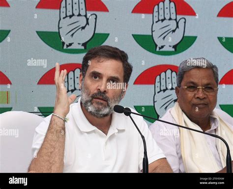 New Delhi India 09th Oct 2023 Congress Leader Rahul Gandhi L