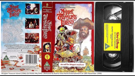 Muppet Treasure Island 1996 18th November 1996 Uk Vhs Youtube