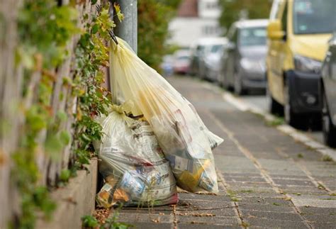 Experten Tipps So sichert ihr Gelbe Säcke gegen Sturm