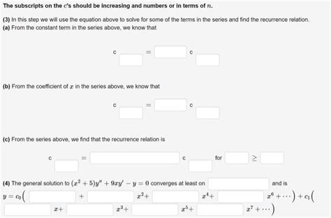 Solved X2 5 Y2 8xy−y 0 ∑n−∞ Aindex Me And ∑n−x ∑n ∞ ∑n ∞