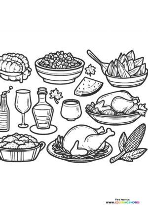 Food - Coloring Pages for kids | Free print or download