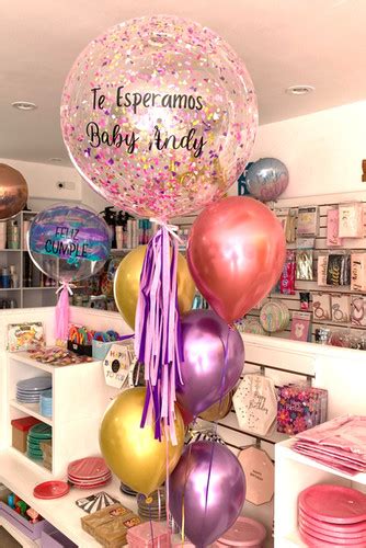 Globo Burbuja Gigante Con Confetti 6 Globos Latex Ch Coloryfiestas