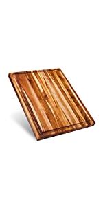 Amazon Sonder Los Angeles Large Teak Wood Cutting Board With