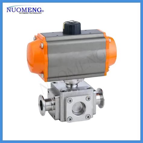 Sanitary Stainless Steel Ss Ss L Pneumatic Direct Valve