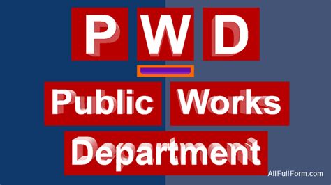 Pwd Full Form — What Is The Full Form Of Pwd