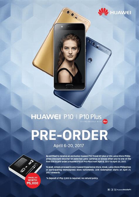 Huawei P10 And P10 Plus Ph Pre Order Announced