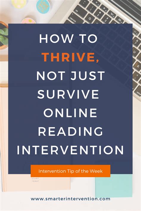 How To Thrive Not Just Survive Online Intervention SMARTER Intervention