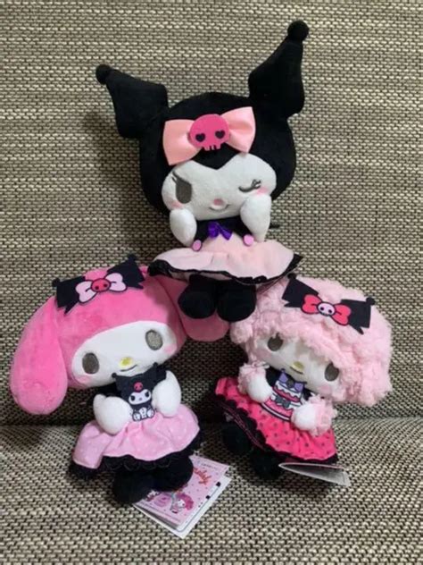 SANRIO KUROMI HAPPY BIRTHDAY Plush Doll Set KUROMI My Melody Sweet