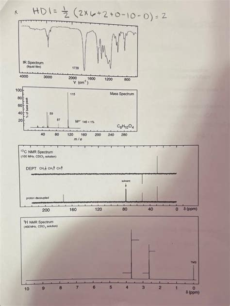 Solved Annotate The Following Spectra Identify Key