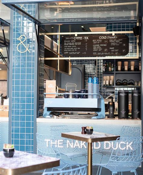 The Naked Duck Bond St Interior Design Portfolio Cafe Design Shop