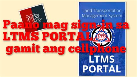 Paano Mag Sign In Gumawa Ng Account Sa Ltms Portal Lto Gamit Ang