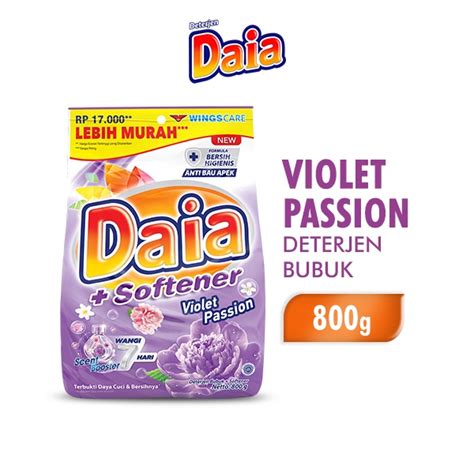 Jual Daia Violet Powder Detergent Gr Shopee Indonesia